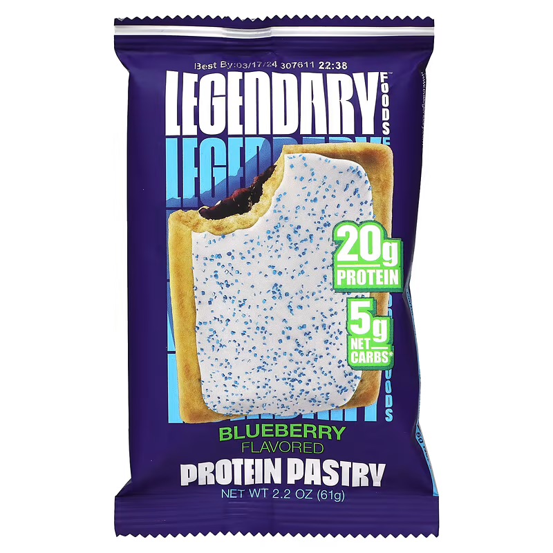 Legendary Foods, Protein Pastry, Blueberry