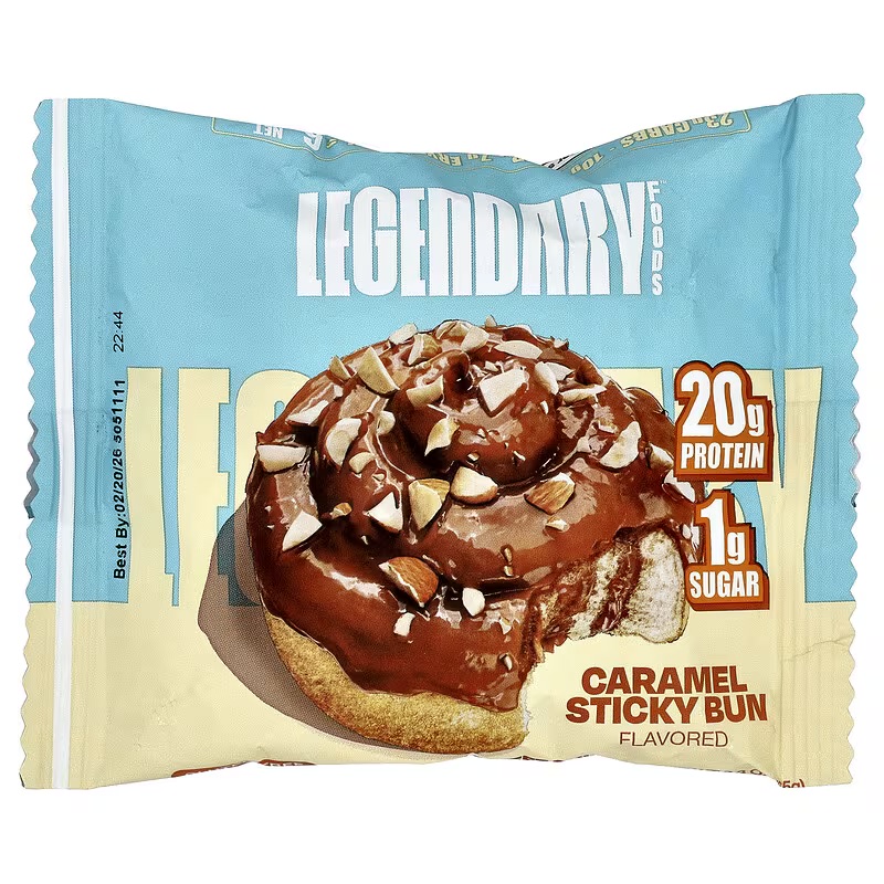 Legendary Foods, Protein Sweet Roll, Caramel Sticky Bun