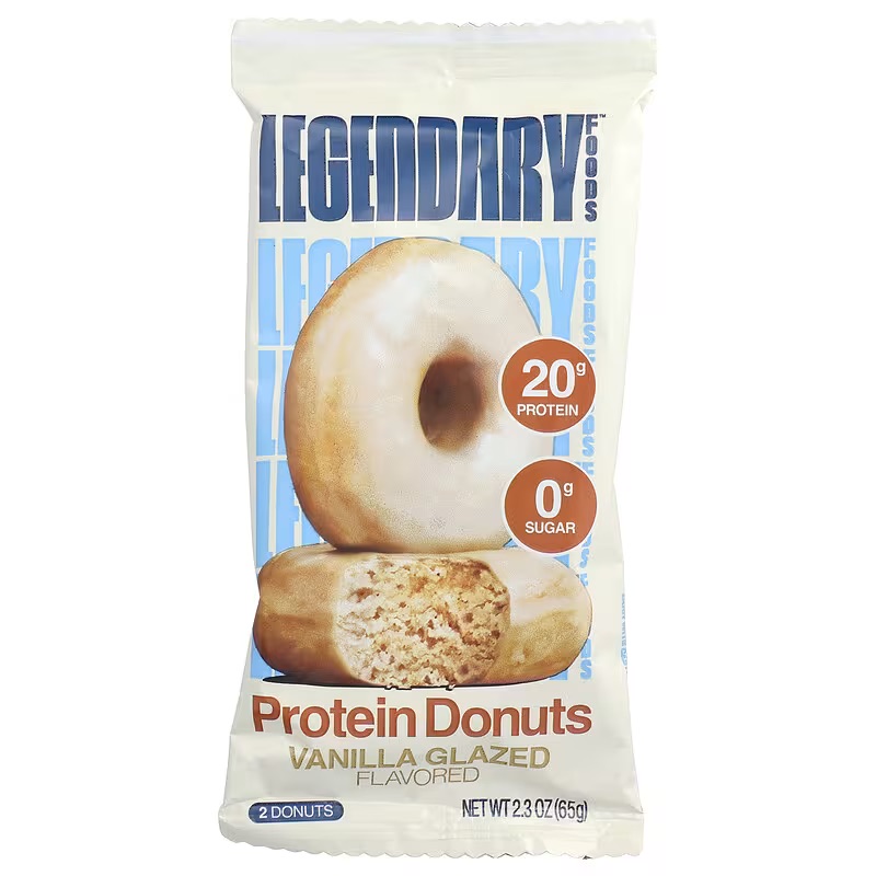 Legendary Foods, Protein Donuts, Vanilla Glazed